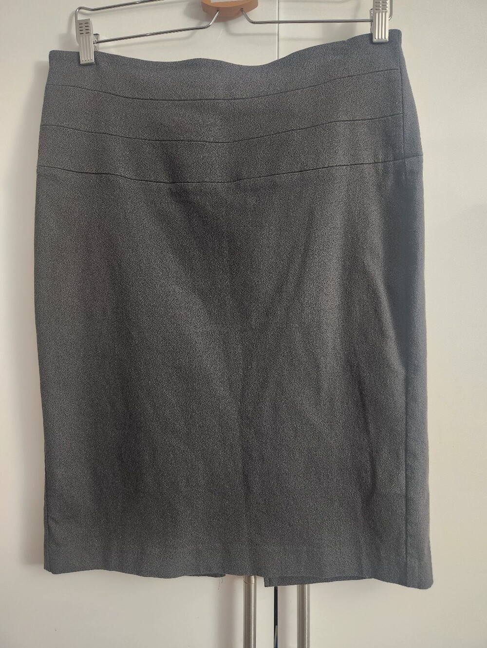 Classic Gray Pencil Skirt - Women's Professional Skirt